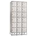 Safco 5527GR Three-Column Box Locker 36w x 18d x 78h Two-Tone Gray
