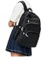 suradar Schulrucksack Teenager Mädchen Schultasche Wasserdichter Leichter Rucksack Damen für die Schule Teenager Mädchen Schwarzer Rucksack School Bag Womens Backpack Casual Daypacks Schwarz