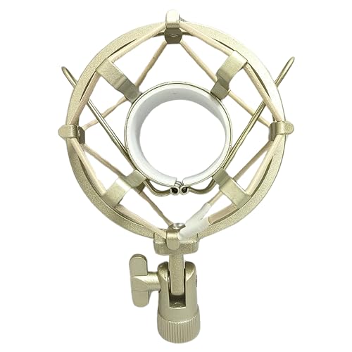 Image of kh Universal Microphone Shock Mount Silver 48MM-54mm Diameter Large Diameter Studio Condenser Mic