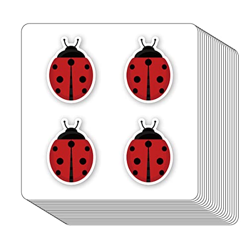 Autocollants coccinelles pour masquer les imperfections de vos projets de bricolage
