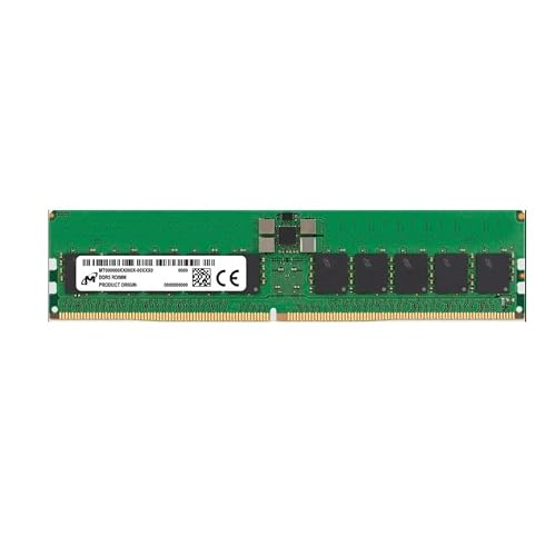 Image of Micron MTC40F2046S1RC64BH1R 64GB DDR5-6400 MHz 2Rx4 CL52 16Gbit DDR5 RDIMM Memory Module
