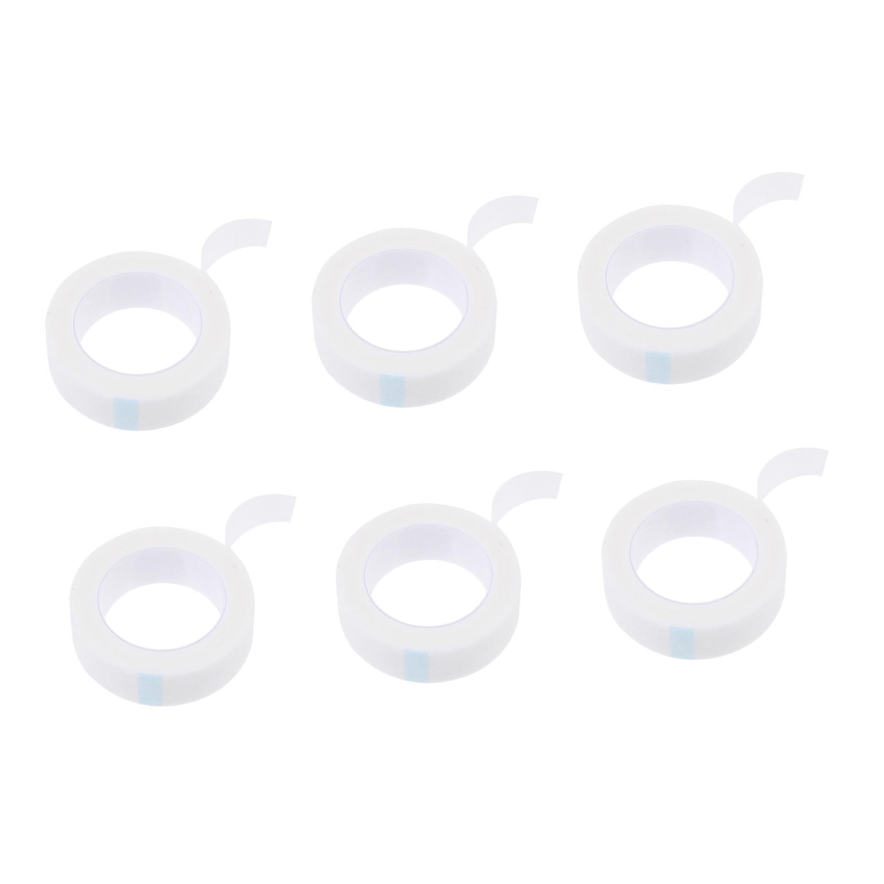 Healeved 8Rolls Lash Grafting Tape Non Woven Eye Breathable Comfortable Adhesive for Eyelash Extensions for Salon Home Use