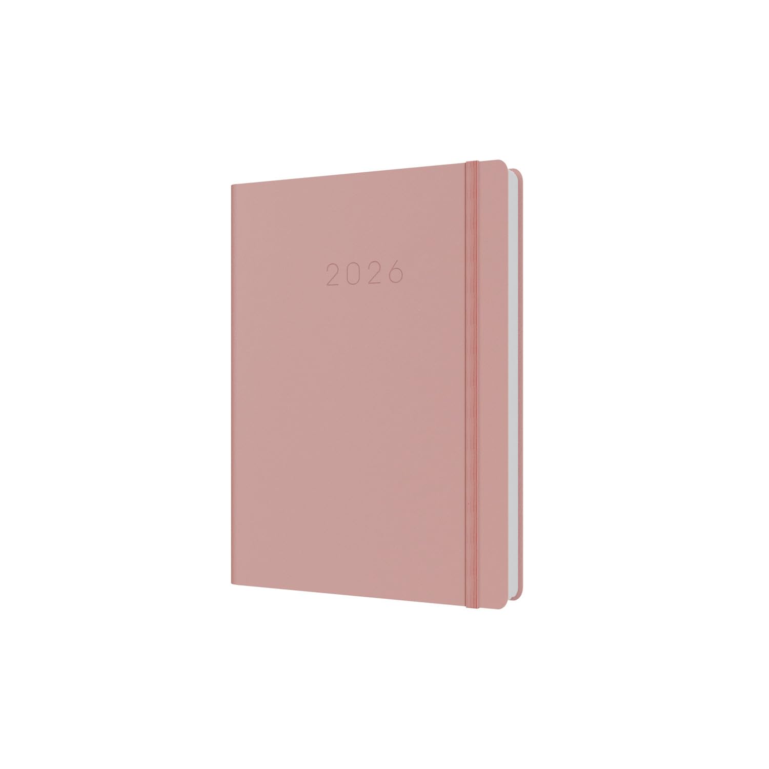 Collins - Legacy - 2026 12 Month Calendar Year Planner, Day-To-Page with 1/2 Hourly Appointments Diary, A5 Hard Cover - Pink (CL51.50-26) — image 1