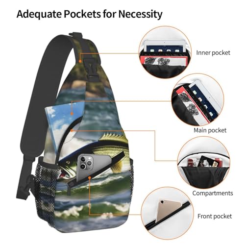 Mochila cruzada ligera MyPiky estilo deportivo unisex miniatura 4
