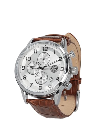 FC Bayern München I Chronograph I Armbanduhr I Erwachsene I Silber