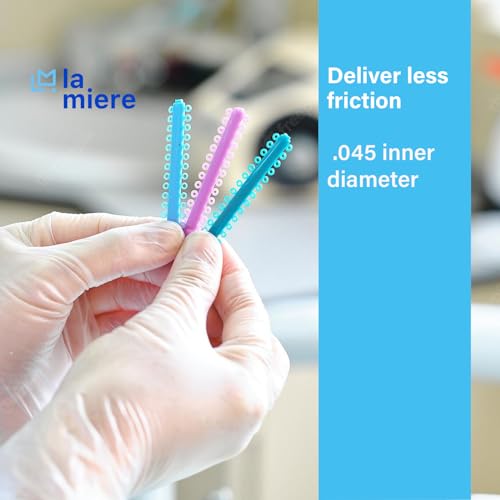 1040 Power Sticks Ligature Ties Orthodontic Ligature O-Ties, Elastic Ligature Bands, Elastic ties O-Rings Elastic Bands for Braces 26 ties on each stick (Turquoise)