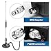ZWEHKD 27MHz CB Radio Antenna Full Kit Heavy Duty Magnetic Mount PL259 & BNC Male Connector Car Truck Mobile Base Station Antenna, Compatible with President Midland Cobra Uniden Radio