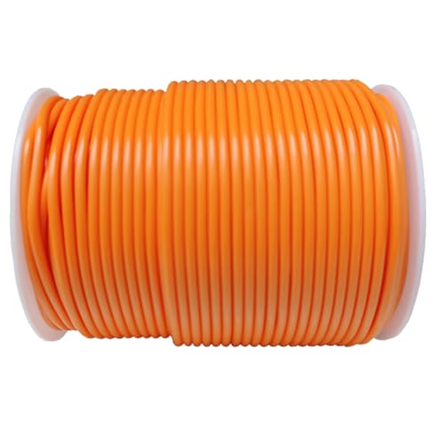 UpGBRF Plástico Varillas De Soldadura Alambre De PVC Suelo De Plástico De Cuero Revestimiento De Suelo 4 Mm para Zonas Públicas, Rollo De 100 Metros,Naranja