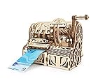 UGEARS maquetas para Construir para Adultos- Caja registradora Puzzle 3D - Modelo mecánico uniqo - Kit para Adultos y Adolescentes - Rompecabezas Madera 3D para Construir - Kits de construcción 3D