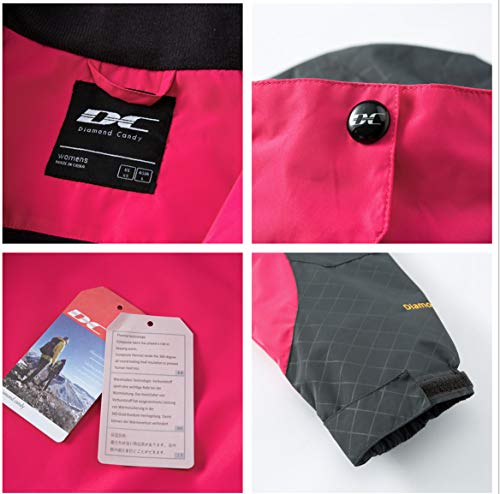 Diamond Candy Women's Waterproof Rain Jacket With Hood Lightweight Windbreaker Raincoat For Hiking, Travel And Running #TOP5