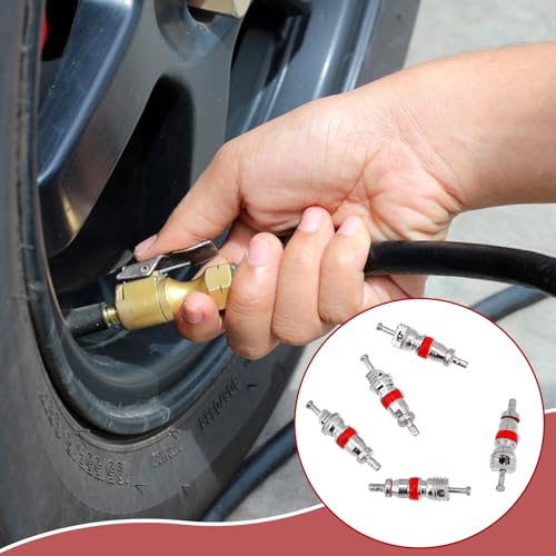Image of 200pcs Valve Stem Cores Replacement Kit, Tire Valve Stems Standard Valve Core Universal Tire Valve Core Kit, Premium Tyre Tire Valve Cores for Most Models of Cars, Trucks, Motorcycles and Bicycles
