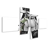 Cuadro en Lienzo Sexy Mujer azotado Culo Rosa selectivo colorante Negro...