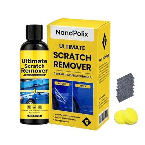 Nanopolix Scratch Remover, Nano Polix kratzerentferner, Auto Kratzer Entferner für Glanz und Schutz 100G (1 flasche)