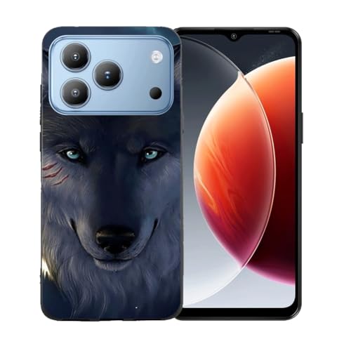 LCEHTOGYE �K�p Blackview Wave 7C�p�P�[�X�A�K�p Blackview Wave 7C (6,56")�ƌ݊����̂��钴���^�u���b�N�\�t�gTPU�V���R���Q���P�[�X�ی�J�o�[ - BST12