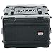 Gator Cases Lightweight Rolling 6U Rack Case with Heavy Duty Latches, Retractable Tow Handle, and Recessed Wheels, Standard 19.25' depth, (GRR-6L)