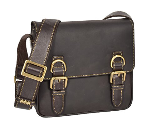 Sac bandoulière homme Medium marron House Of Leather HOL12, la besace idéale pour aller au bureau