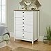 Sauder Cottage Road 4-Drawer Chest, Soft White finish, L: 32.44