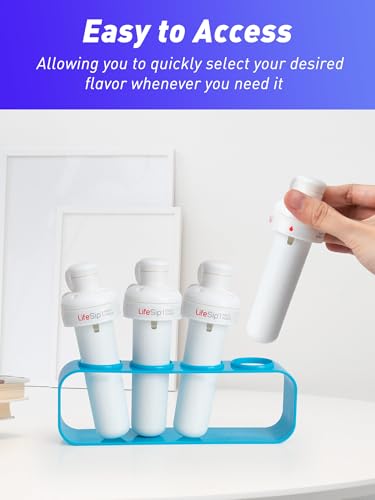 SUNMON 4 Holes Holder Compatible with Cirkul Flavors Cartridges - Storage Flavors Cartridges Refills, for Water Bottle Flavors Cartridges Storage Organizer Support