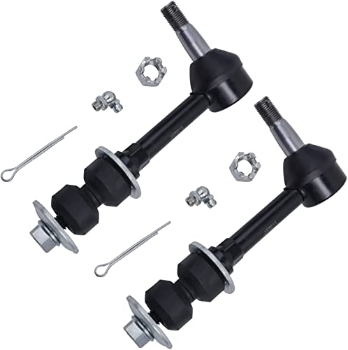 Image of Detroit Axle - 4WD Front End Kit for 2000-2001 Dodge Ram 1500, 2 Upper Control Arms 2 Outer Tie Rods 2 Sway Bars 4 Lower Upper Ball Joints Replacement - 10pc Set