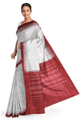 COTTONSILK & KHANDUAPATA sambalpuri silk saree – image 3