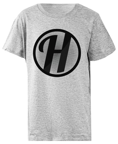Hardwaredealz Graues Kinder-T-Shirt Aus Basic-Baumwolle Cotton Child T-Shirt Grey Kid