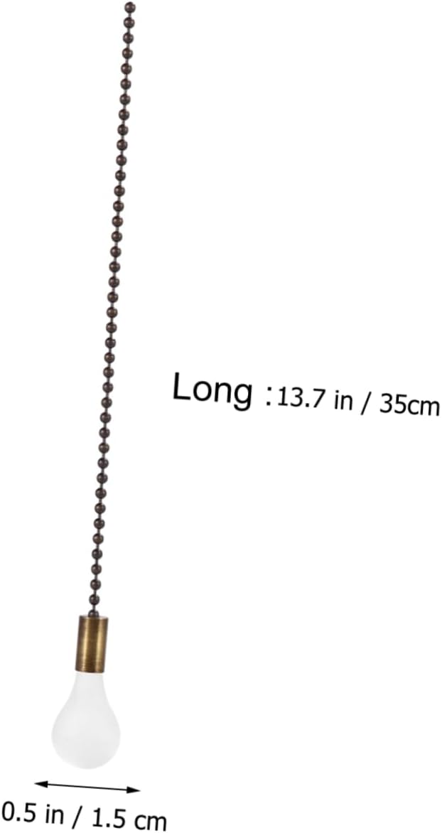 UPKOCH 4pcs Ceiling Fan Pull Chain and Accents Retro Style Pull Chain Extension for Fixtures and Fans Comfortable