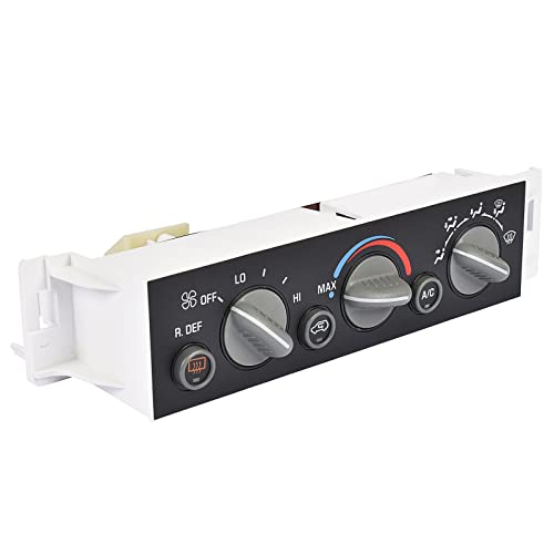 599-006 AC Heater Climate Control Panel with Rear Defogger Replacement for 1996-2000 Chevy Cadillac and GMC – Escalade C1500 C2500 Suburban K1500 K2500 Tahoe Yukon 9378805 16231165