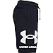 Under Armour Mens Rival Fleece Big Logo Shorts , Black (001)/Onyx White , Medium