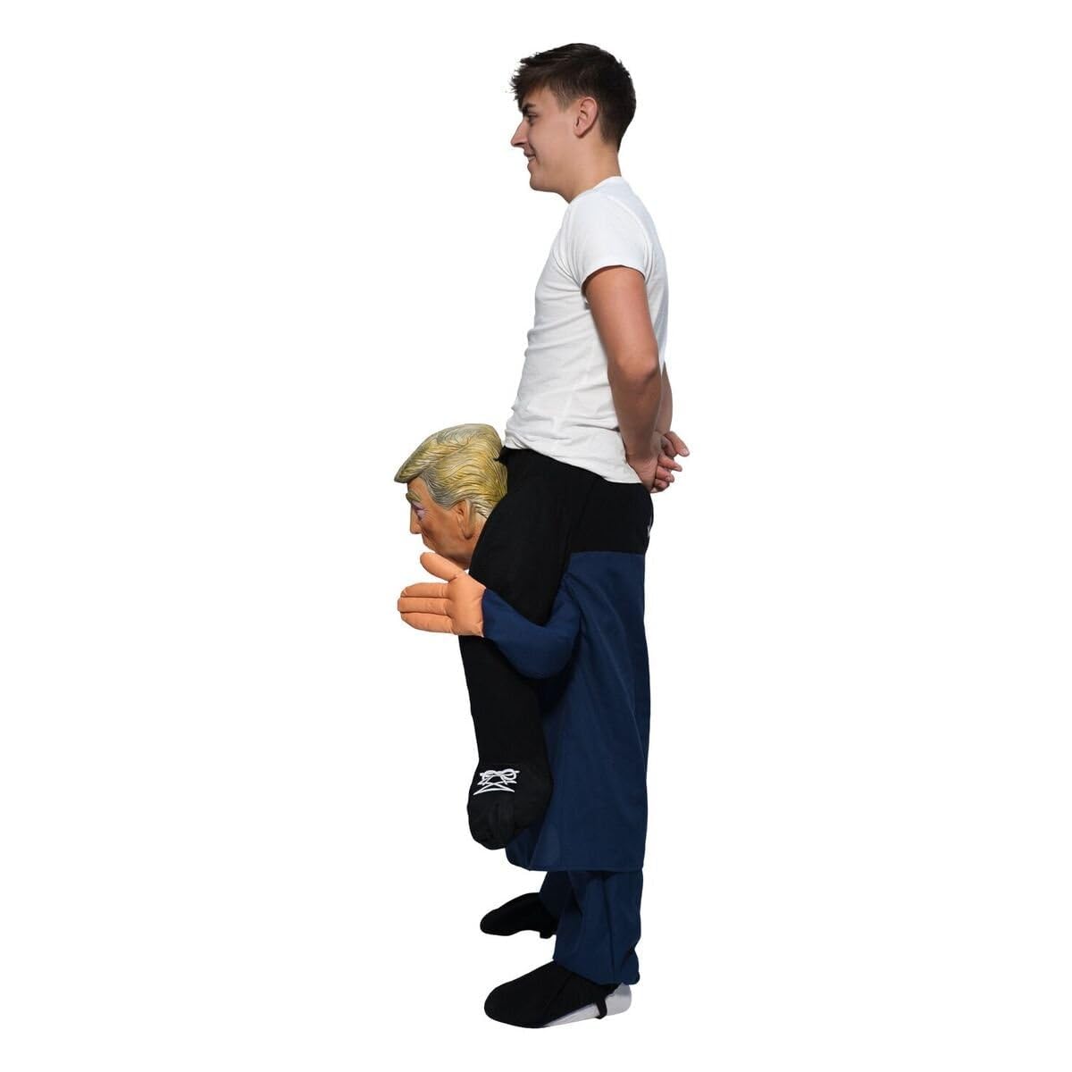 Morph Costume Trump A Cavalluccio Adulto, Presidente Trump Costume