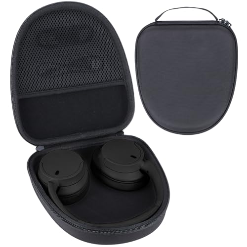 RIYADAone Hard Case Compatible with Sony WH-CH720N/CH520/H910N/CH700N/CH500/XB900N/CH710N/XB910N Noise Cancelling Over Ear Headphones (Black)