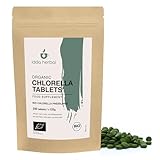 BIO Chlorella Presslinge 500mg, 250 Tabletten (125g), Chlorella Alge, Mikroalge...