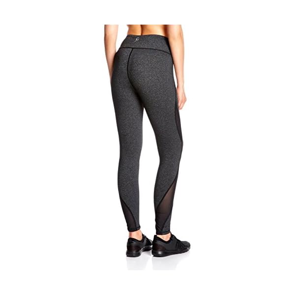 7GOALS Yoga Pants with Pockets Extra Soft Leggings with Pockets for Women Non See-Through High Waist Workout Leggings, Grey, Large