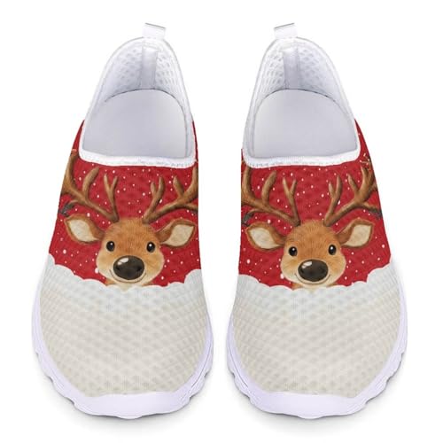 Women Slip On Shoes Casual Walking Shoes Mesh Breathable Sneaker Party Footwear