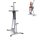  ZXYWW Klappbares Vertikales Klettertrainingsgerät, Multifunktionales Schlankes Fitnessgerät Für Zu Hause, Im Büro, Im Fitnessstudio Oder Auf Reisen