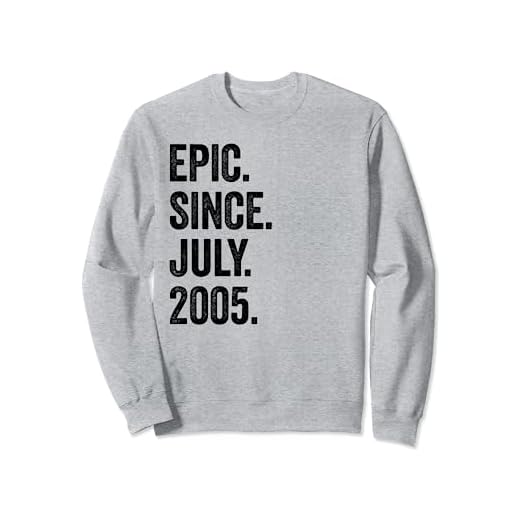 Epic Since July 2005 18 cumpleaños Sudadera