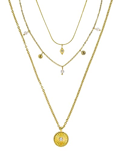 Juego de cadenas para mujer Purelei Kaipo de acero inoxidable