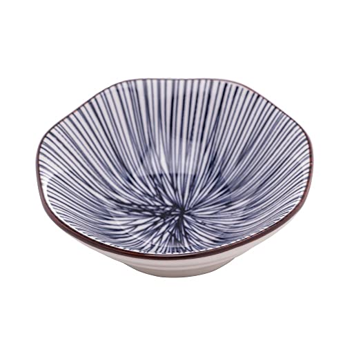 BOWLS DE PORCELANA MIXED KOJI WOLFF 4 PEÇAS 10,5 AZUL