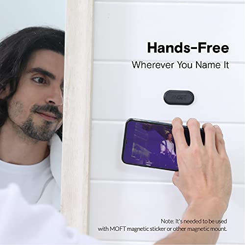 Moft Cell Phone Stand With 2 Viewing Angles For Andriod, Iphone And All Smartphones, Repositionable, Residue-Free 3-In-1 Adhesive Wallet Stand(Starry Grey) #TOP5