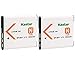Kastar Battery (2-Pack) for NP-BN1, BC-CSN & Sony Cyber-Shot DSC-QX10,DSC-QX100,DSC-T99,DSC-T110,DSC-TF1,DSC-TX5,TX7,TX9,DSC-TX10,DSC-TX20,DSC-TX30,DSC-TX55,DSC-TX66,DSC-TX100V,DSC-TX200V,DSC-W310