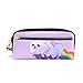 Produktbild Kosmetische Schminktasche Tasche Geldbörse Stift Schreibwaren Tasche Reißverschluss für Student Boy Girl Pommerschen Hunde Einhorn Regenbogen Bleistift Fall Natur