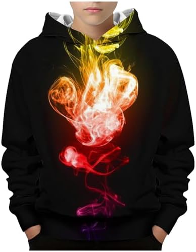 Kapuzenpullover Für Jungen – Mit Halbreißverschluss, Oversized, Baumwollmix, Für 5-16 Jahre, Mehrfarbig