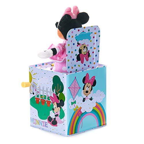 Kids Preferred Disney Baby Minnie Mouse Jack In The Box Musical Toys For Babies And Toddlers, Plays “Somewhere Over The Rainbow” Minnie Springs Out From A Colorful Box, Pink #TOP6