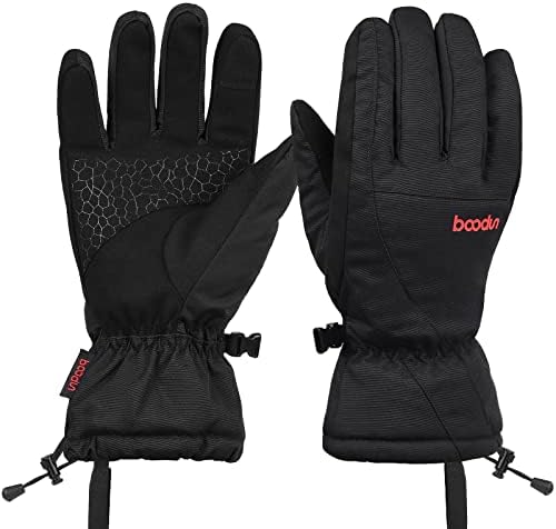 HASAGEI Ski Gloves Mens Winter Gloves Waterproof Snow Gloves Unisex Windproof Coldproof Touchscreen Sport Thermal Gloves for Skiing, Cycling, Snowboarding, Mountaineering, Winter Outdoor Sports