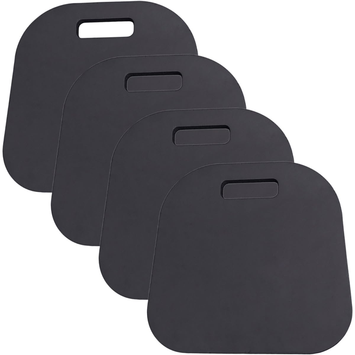 Sewroro 4pcs Thick Garden Kneeling Pads Cushion for Gardening and Exercise, Black 33x32x2cm Knee Pads for Outdoor Work and Workout Support