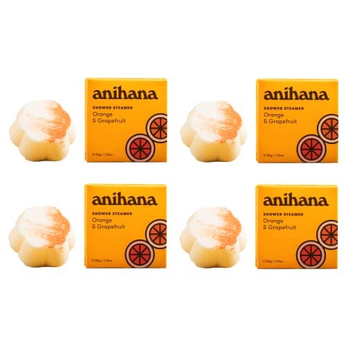 Anihana Shower Steamers | Essential Oil Scented Aromatherapy Bath Bombs | Birthday Gifts For Women, Mom & Teens | Me Time Spa Day | Orange Crush 4Pk #TOP29