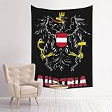 Coat Of Arms Of Austria Austrians Tapestry 29x37 Inch Funny Aesthetic Tapestry Wall Art For Bedroom Living Room Wall Hanging Home Dorm Backdrop Decor