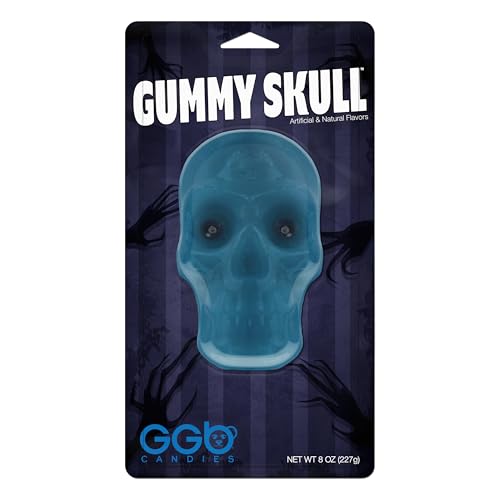 Gummy Skull from GGB Candies (Blue Raspberry, 8 Ounce)