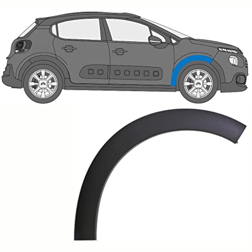 Moulure aile avant droite Citroen C3 plastique anti-choc
