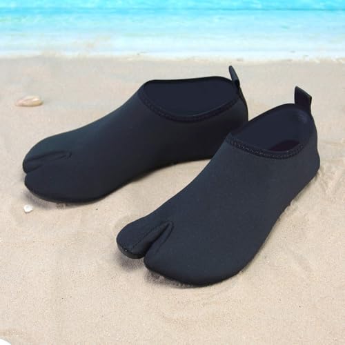 Water Shoes for Women Men Barefoot Quick-Dry Aqua Socks Swim Beach Yoga Exercise Wear for Summer Clip-On Split-Toe Beach