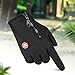 Winter Gloves Unisex, Thermal Touch Screen Windproof Gloves, All-Day Warmth, Waterproof Touchable Screen Gloves for Skiing Cycling with Antislip (C, M)